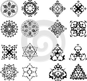 Traditional ottoman turkish design elements