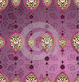 Traditional ottoman turkish seamless design photo