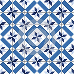 Traditional Palestinian Floor Tiles Seamless pattern.