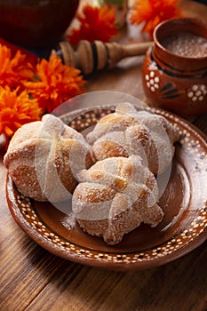 Traditional Pan de Muerto photo