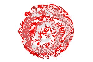 The traditional paper-cut