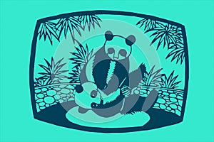 The traditional paper cut