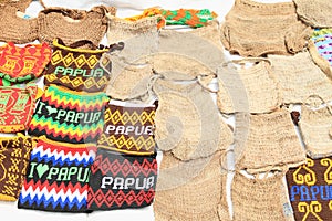 Traditional Papuan bags