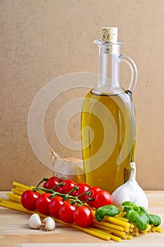 Traditional pasta ingredients