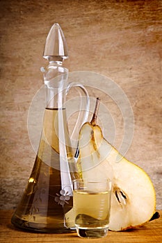 Traditional pear brandy