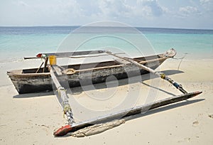 Traditional Pemba fishing dhow photo