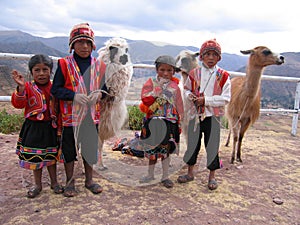 Traditional Peruvian Children
