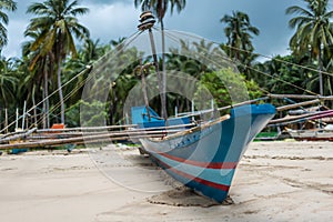 A traditional Philippine fishing boat