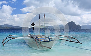 Traditional Philippines boat