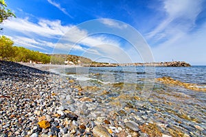 Traditional pictorial coastal fishing village of Milatos, Crete.