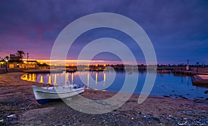 Traditional pictorial coastal fishing village of Milatos, Crete.