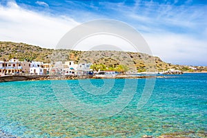 Traditional pictorial coastal fishing village of Milatos, Crete.