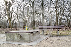 Traditional playground in a town