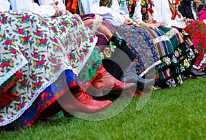 Traditional polish costumes