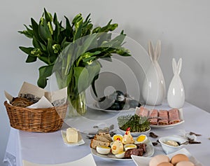 The traditional polish eastern table