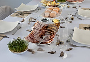 The traditional polish eastern table