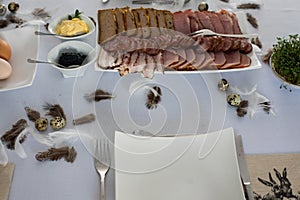 The traditional polish eastern table