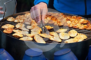 Traditional polish oscypek cheese