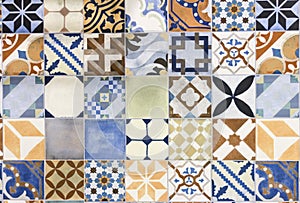 Portuguese azulejo tiles photo