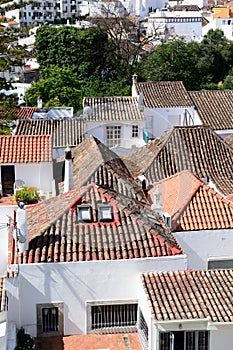 Traditional Portuguese buildings, Tavira.