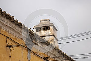 Traditional portuguese chimney