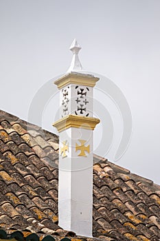 Traditional portuguese chimney