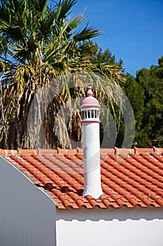 Traditional Portuguese chimney, Albufeira.