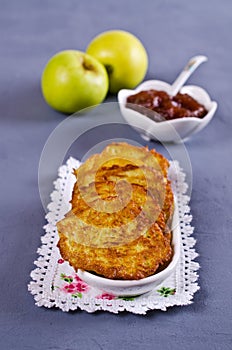 Traditional potato pancakes