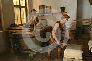 Traditional printing factory. photo