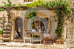 Traditional products at Baux-de-Provence in France