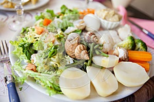 Traditional Provencal dish - Aioli