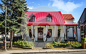 Traditional Quebec house been built around 1860