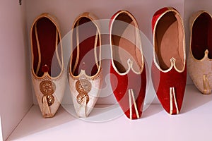 Traditional rajasthani wedding slipper or shoes