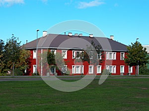 Traditional Red House