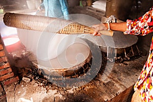 Traditional Rice Paper Making