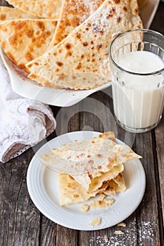 Traditional ritual Karelian pastries. Pies to son in law.