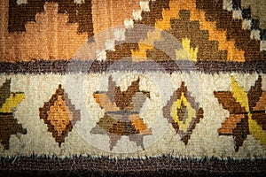 Traditional Romanian carpet ornament