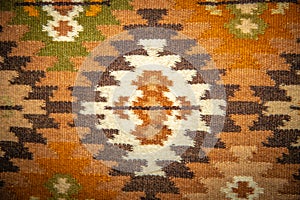 Traditional Romanian carpet ornament