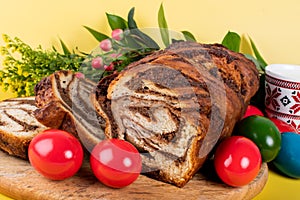 Traditional Romanian Easter table