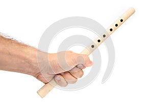 Traditional romanian flute