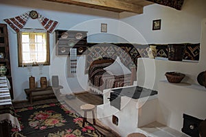 Traditional Romanian House Interior