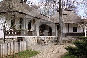 Traditional Romanian houses photo