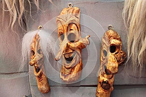 Traditional romanian masks