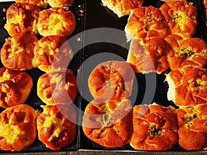 Traditional romanian moldovan pies - poale in brau