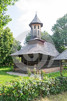 Traditional romanian orthodox wood church