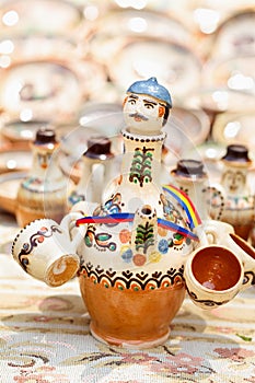 Traditional Romanian pottery at Horezu, Romania