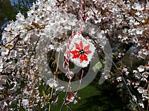 Traditional Romanian sewing pattern, Martisor.