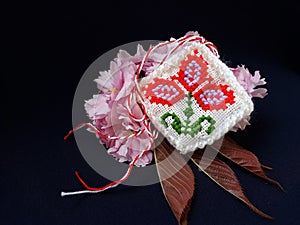 Traditional Romanian sewing pattern Martisor.