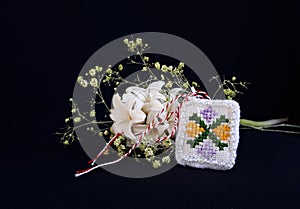 Traditional Romanian sewing pattern Martisor.