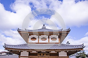 Traditional roof at Japan